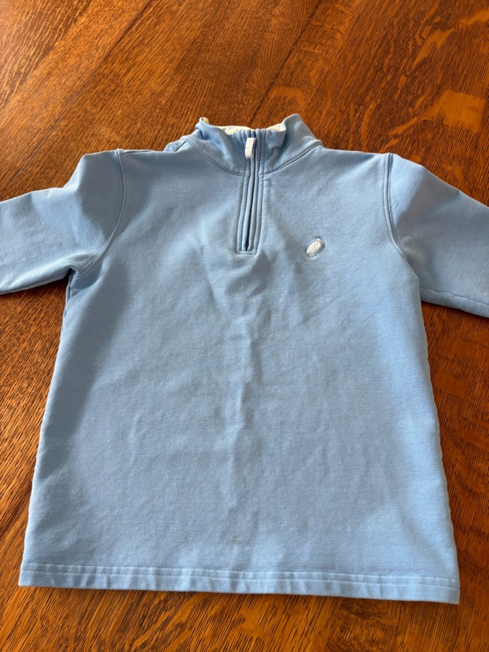 The Beaufort Bonnet Company Light Blue Quarter-Zip Pullover